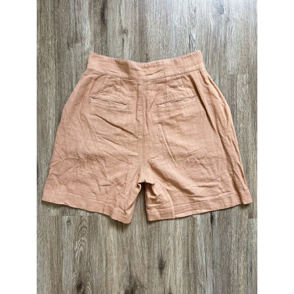 Free People Aloha Linen Blend High Rise Shorts Size 2 - Picture 5 of 9